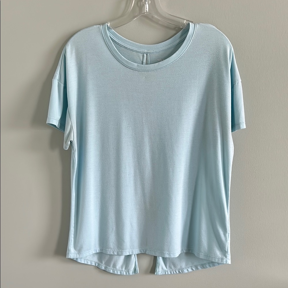 Blue Crew Neck Relaxed Short Sleeve T-Shirt